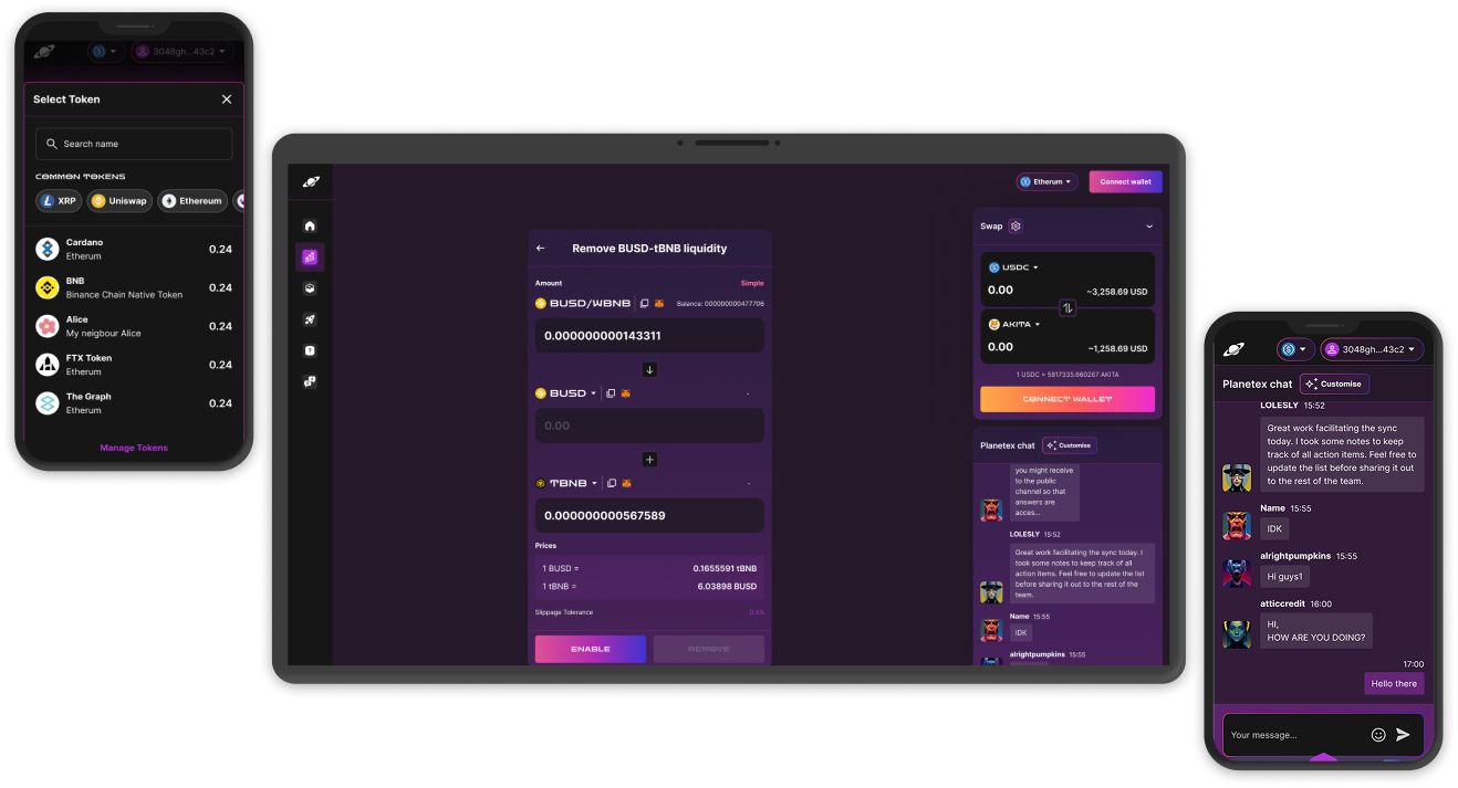DexPlanet — NFT marketplace browse + detail