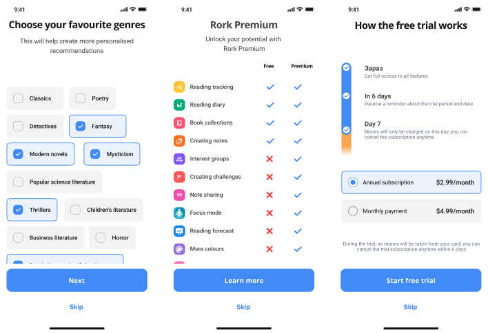 Rork — interest-based groups